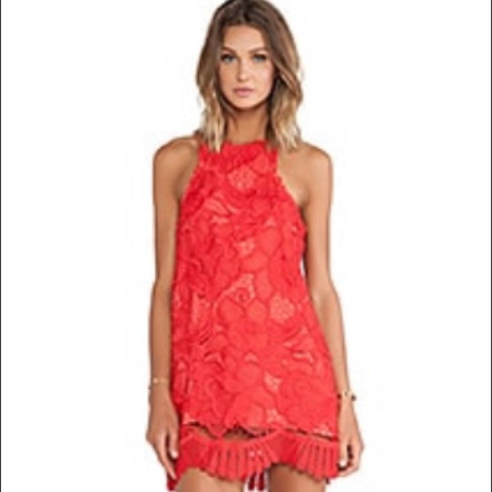 Revolve Caspian Shift Dress In Coral Lovers And Friends